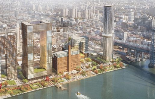 Domino Park Rendering - Aerial view