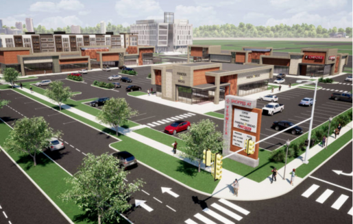 Vermella Union Rendering - parking lot