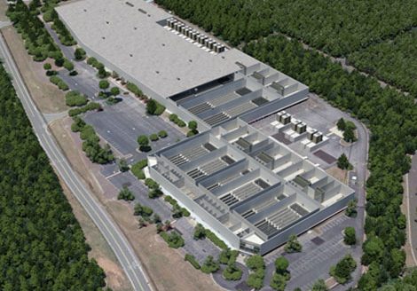Sentinel data center aerial view