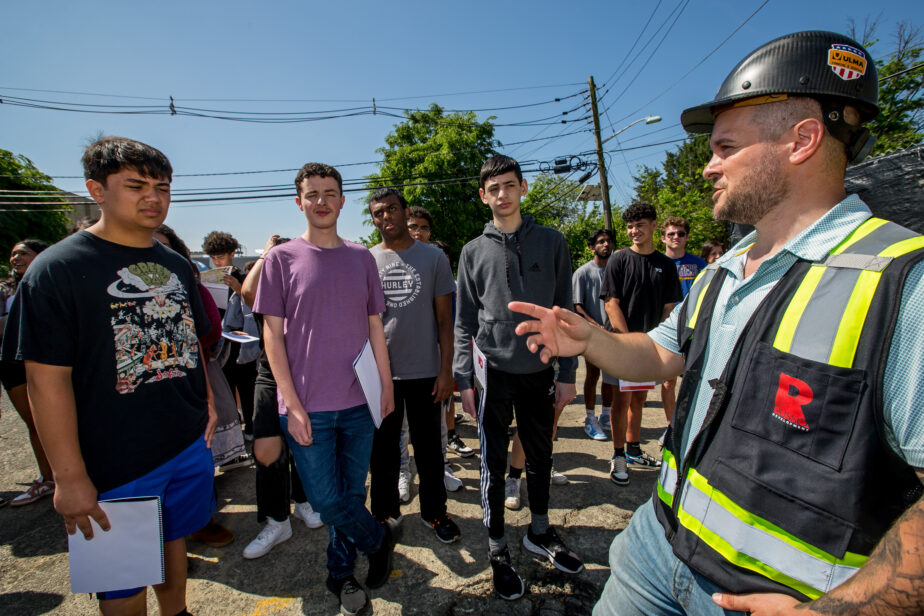 East Brunswick students, UrbanPlan program trip to Russo communities
